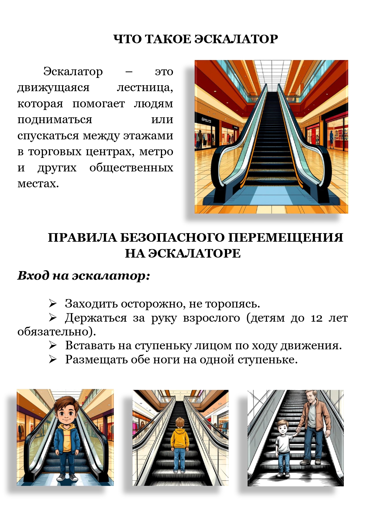 2 Как пользоваться эскалатором советы и правила page 0002