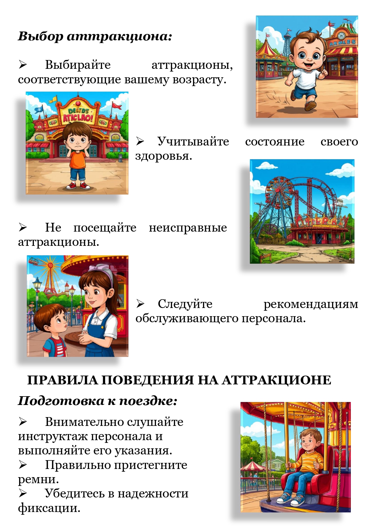 3 Аттракционы правила безопасного веселья page 0003