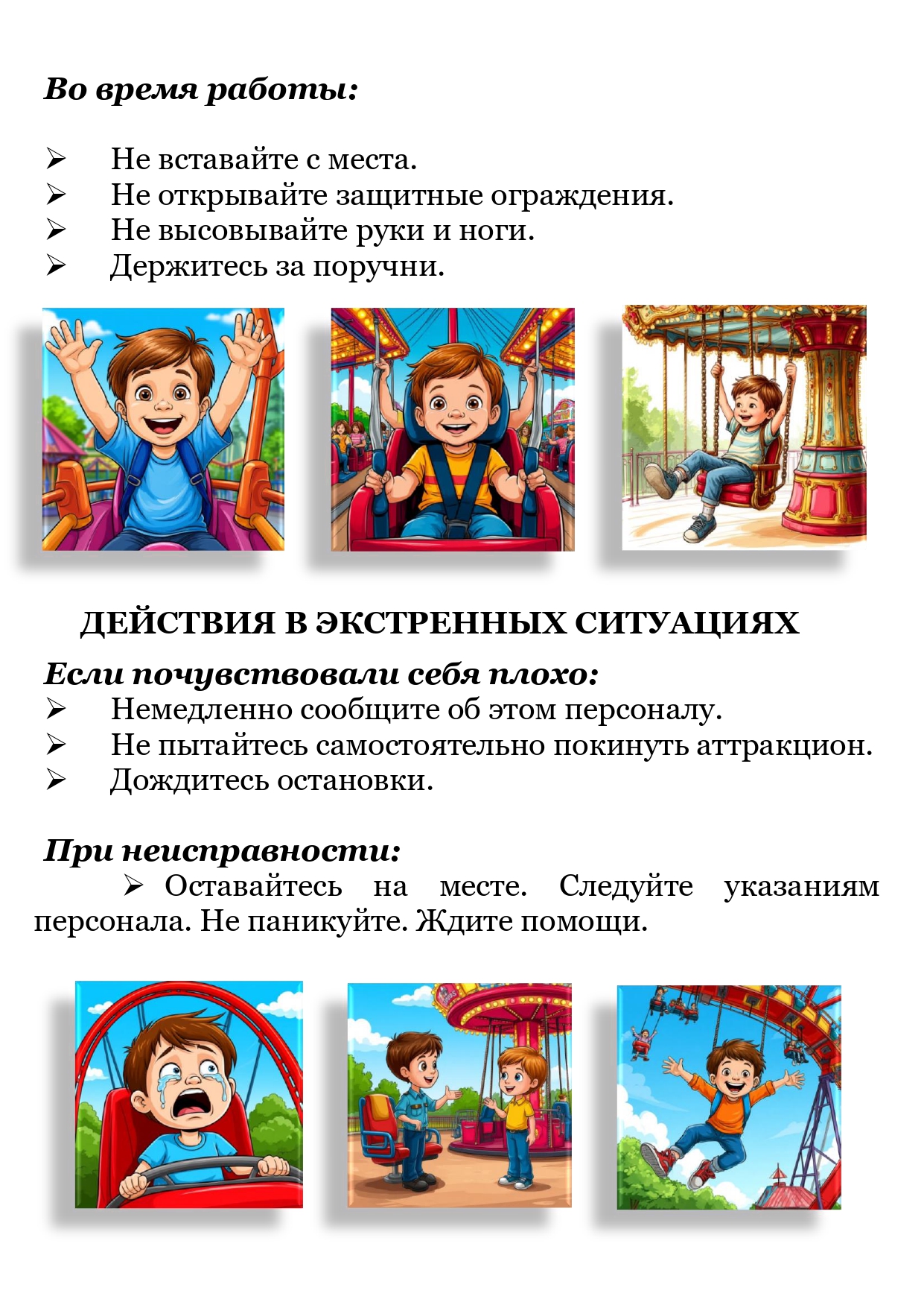3 Аттракционы правила безопасного веселья page 0004